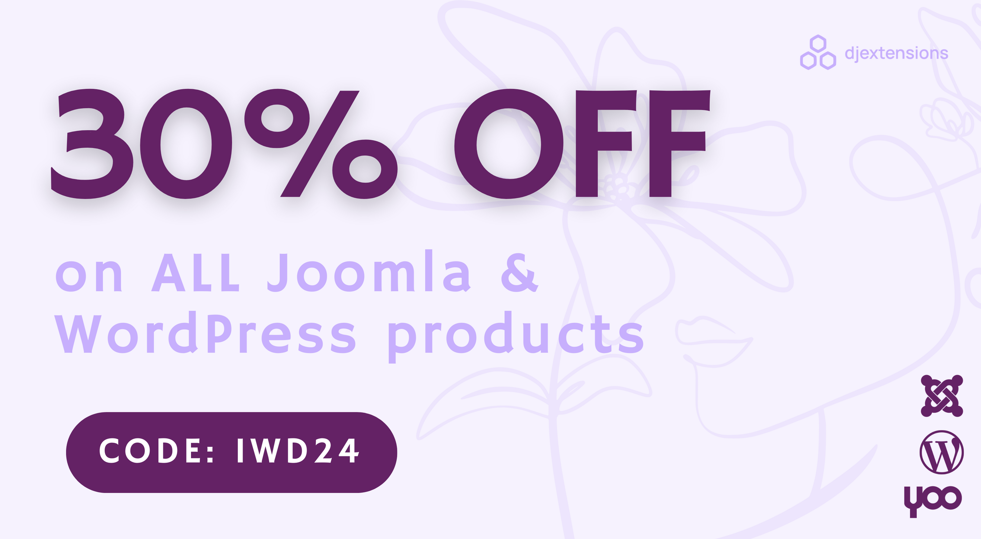 Special Offer for International Women's Day: Enjoy 30% OFF Everything!