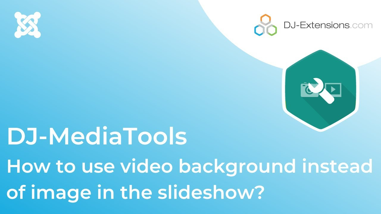 Dj-MediaTools Video Tutorial How to use video background instead of image in the slideshow?