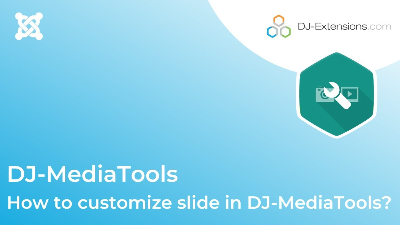 Dj-MediaTools Video Tutorial How to customize slide in DJ-MediaTools?