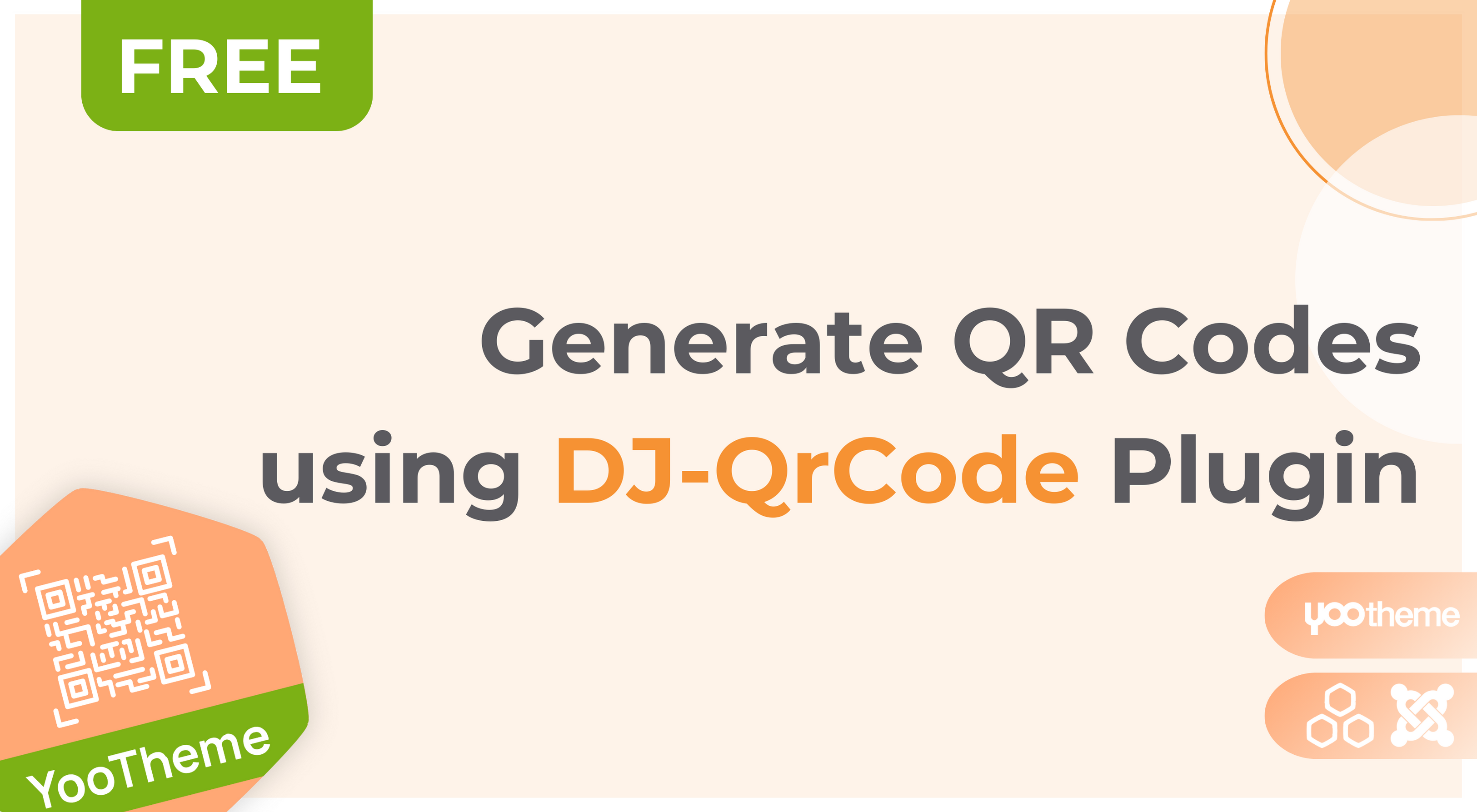 Generate QR Codes Effortlessly in Joomla with the DJ-QrCode free YOOtheme plugin